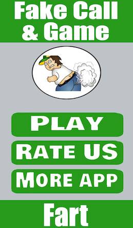Скачать взломанную Fake Call Fart Game [Много денег] MOD apk на Андроид