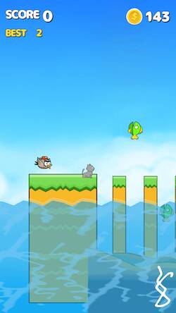 Скачать взломанную Jumping Cat [Много денег] MOD apk на Андроид