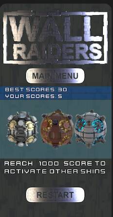 Скачать взломанную Wall Raiders 1 [Много денег] MOD apk на Андроид