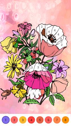 Скачать взломанную Paint Color -Num Coloring Book [Много денег] MOD apk на Андроид