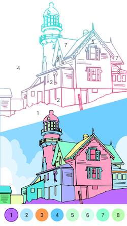 Скачать взломанную Paint Color -Num Coloring Book [Много денег] MOD apk на Андроид
