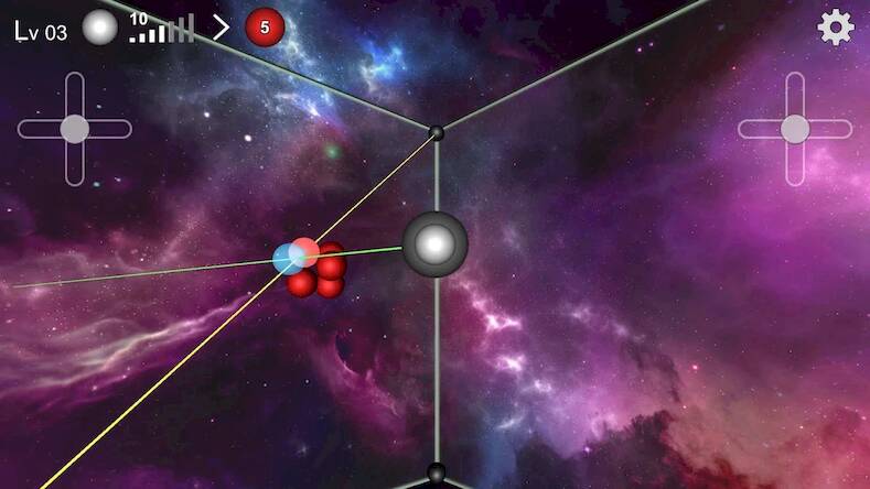 Скачать взломанную Космический бильярд 3D [Много монет] MOD apk на Андроид