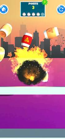 Скачать взломанную Hit Ball & Knock down [Много монет] MOD apk на Андроид
