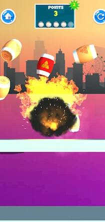 Скачать взломанную Hit Ball & Knock down [Много монет] MOD apk на Андроид