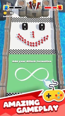 Скачать взломанную Hyper Mob Royale [Много монет] MOD apk на Андроид