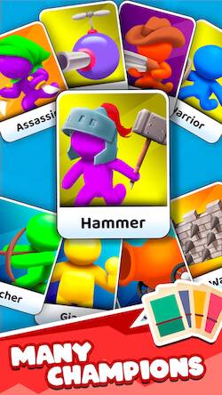 Скачать взломанную Hyper Mob Royale [Много монет] MOD apk на Андроид