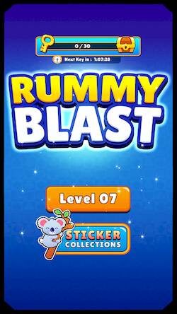 Скачать взломанную Rummy Blast Offline [Бесплатные покупки] MOD apk на Андроид