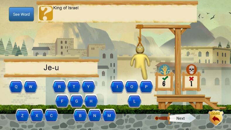Скачать взломанную Bible Hangman [Много монет] MOD apk на Андроид