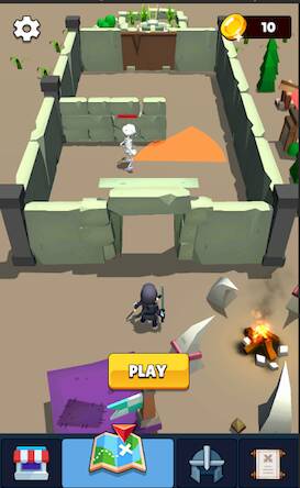 Скачать взломанную Temple Assassin: 3388 [Бесплатные покупки] MOD apk на Андроид