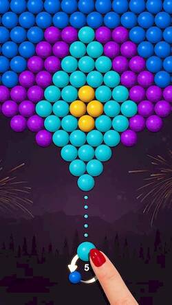 Скачать взломанную Стрельба по пузырям - Стрельба [Мод меню] MOD apk на Андроид