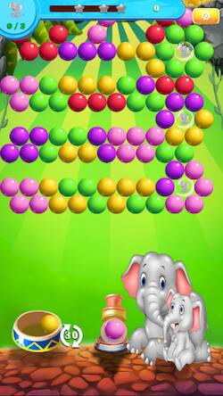 Скачать взломанную Elephant Bubble Shooter [Бесплатные покупки] MOD apk на Андроид