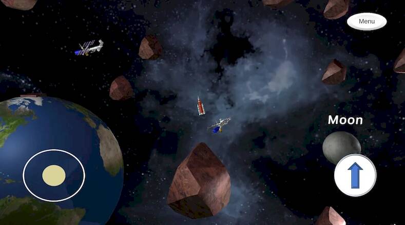 Скачать взломанную Space Rocket and Land [Бесплатные покупки] MOD apk на Андроид