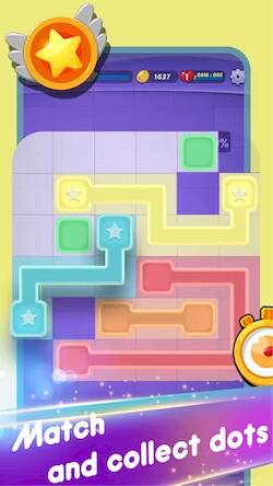 Скачать взломанную Doty : Brain Puzzle Games [Много денег] MOD apk на Андроид