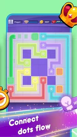 Скачать взломанную Doty : Brain Puzzle Games [Много денег] MOD apk на Андроид