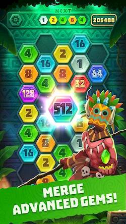 Скачать взломанную Gem Master - Merge Puzzle [Много монет] MOD apk на Андроид