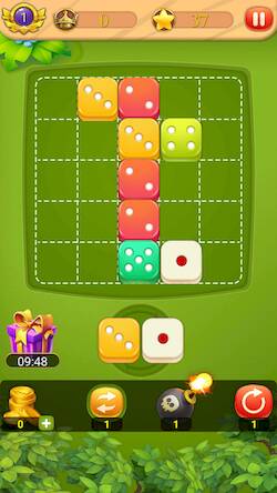 Скачать взломанную Dice Pop:Merge Puzzle [Много денег] MOD apk на Андроид