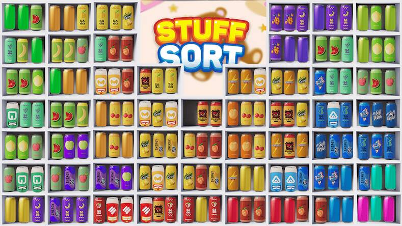 Скачать взломанную Stuff Sort - Sorting Master [Много денег] MOD apk на Андроид