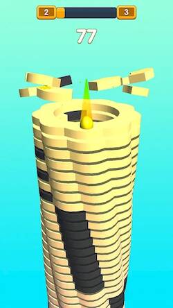 Скачать взломанную Stack Ball Mania - Helix Crash [Бесплатные покупки] MOD apk на Андроид