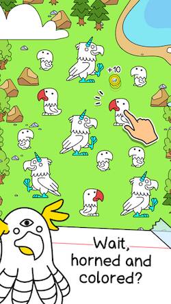 Скачать взломанную Eagle Evolution: Merge Animals [Много монет] MOD apk на Андроид