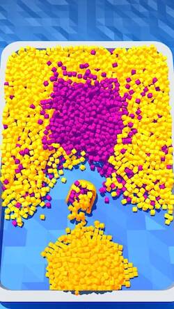 Скачать взломанную Collect Cubes - ASMR Puzzle [Бесплатные покупки] MOD apk на Андроид