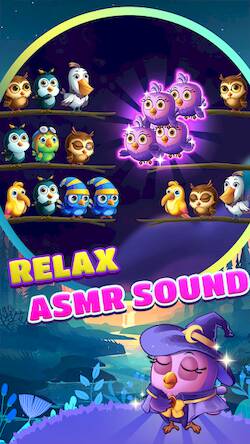 Скачать взломанную Bird Sort Puzzle: Color Game [Бесплатные покупки] MOD apk на Андроид