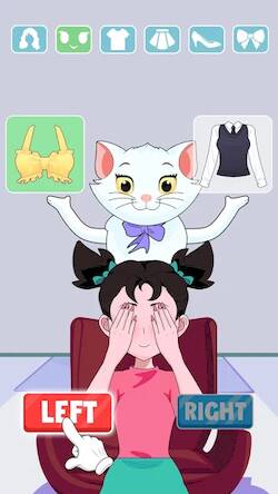 Скачать взломанную Left Or Right: Dress Up [Бесплатные покупки] MOD apk на Андроид