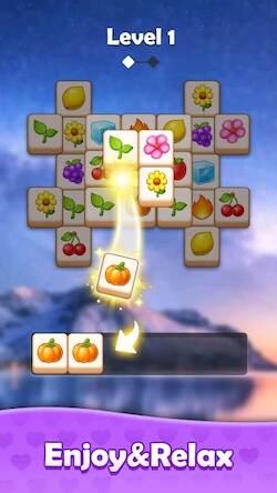 Скачать взломанную Match Tile Decor [Бесплатные покупки] MOD apk на Андроид