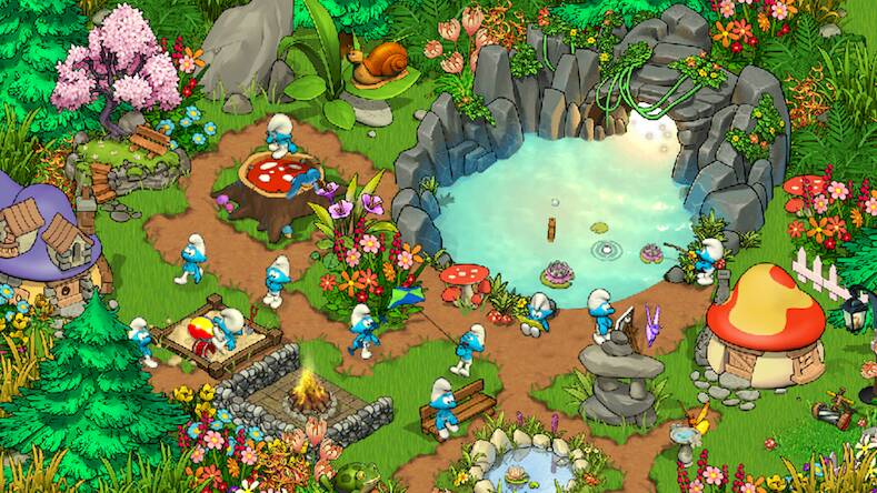 Скачать взломанную Smurfs and the Magical Meadow [Мод меню] MOD apk на Андроид