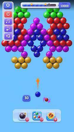 Скачать взломанную Shoot Bubble - Лопать пузыри [Много денег] MOD apk на Андроид