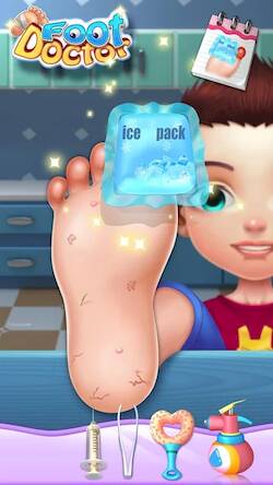 Скачать взломанную ноги врач - Hospital games [Много денег] MOD apk на Андроид