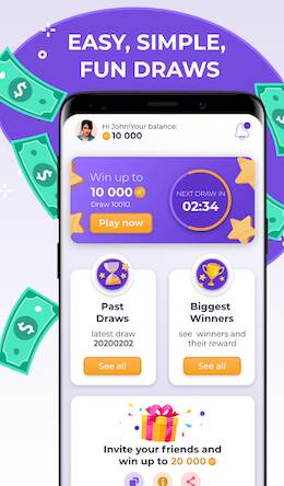 Скачать взломанную Make money with Lucky Numbers [Много денег] MOD apk на Андроид