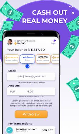 Скачать взломанную Make money with Lucky Numbers [Много денег] MOD apk на Андроид