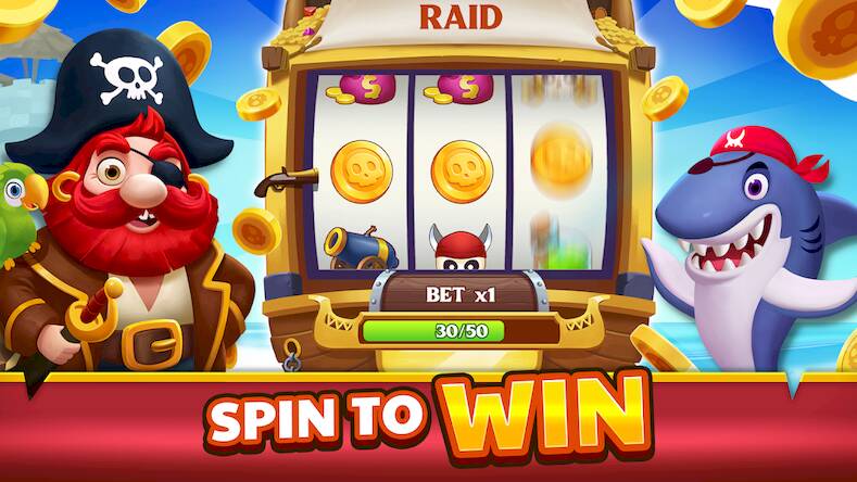 Скачать взломанную Pirate Master: Spin Coin Games [Мод меню] MOD apk на Андроид