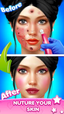 Скачать взломанную ASMR Makeup-DIY Makeover Salon [Много денег] MOD apk на Андроид