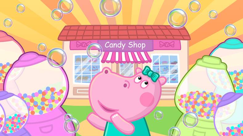 Скачать взломанную Магазин Конфет: Фигуры и Цвета [Много денег] MOD apk на Андроид