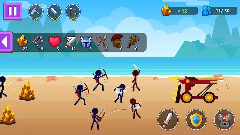 Скачать взломанную Stickman Tribe [Бесплатные покупки] MOD apk на Андроид