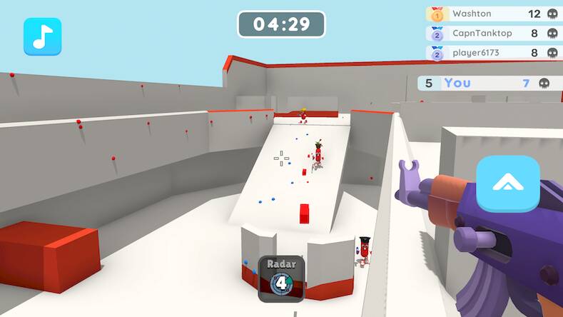 Скачать взломанную Paintball King [Бесплатные покупки] MOD apk на Андроид