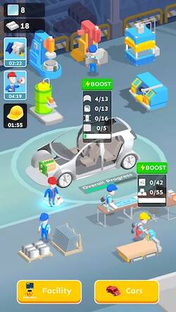 Скачать взломанную Car Assembly Simulator [Много денег] MOD apk на Андроид