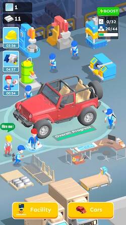 Скачать взломанную Car Assembly Simulator [Много денег] MOD apk на Андроид