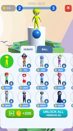Скачать взломанную Stack Ball Jump - Helix Crash [Мод меню] MOD apk на Андроид