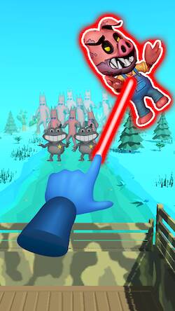 Скачать взломанную Hand Battle: Laser Power [Много монет] MOD apk на Андроид