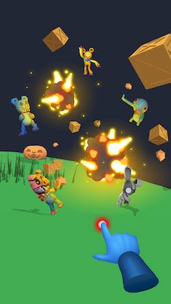Скачать взломанную Hand Battle: Laser Power [Много монет] MOD apk на Андроид