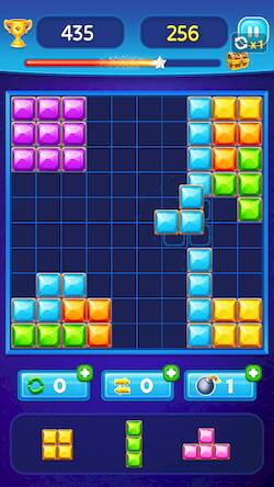 Скачать взломанную Block Puzzle: Драгоценный блок [Много монет] MOD apk на Андроид