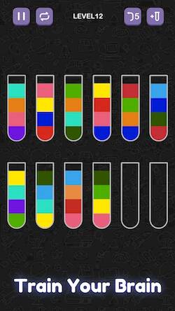 Скачать взломанную Головоломка с Сортировкой Воды [Много денег] MOD apk на Андроид
