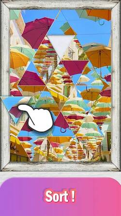 Скачать взломанную Jigsort Puzzles [Много монет] MOD apk на Андроид