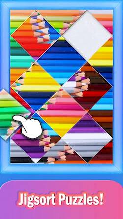 Скачать взломанную Jigsort Puzzles [Много монет] MOD apk на Андроид
