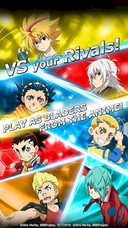 Скачать взломанную Beyblade Burst Rivals [Мод меню] MOD apk на Андроид