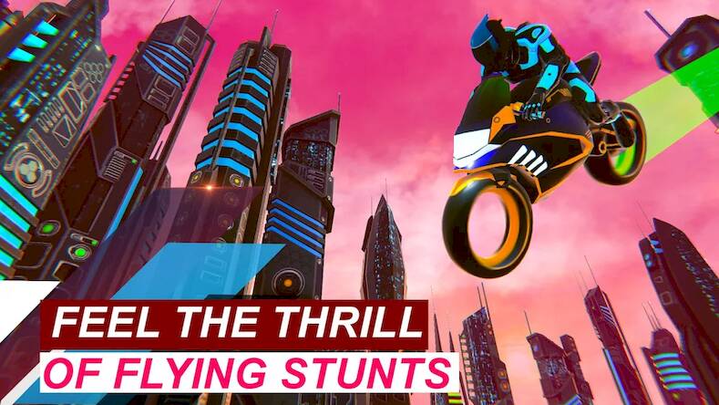 Скачать взломанную легкий мотоцикл летающий stunt [Мод меню] MOD apk на Андроид