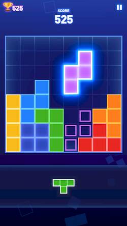 Скачать взломанную Block Puzzle [Много монет] MOD apk на Андроид
