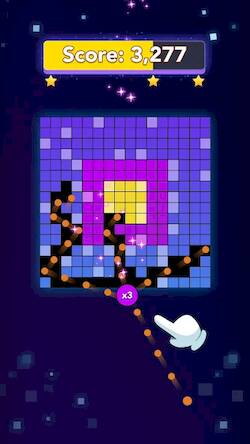 Скачать взломанную Bricks n Balls [Много монет] MOD apk на Андроид